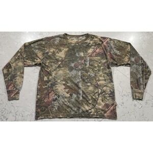 King’s Camo Mountain Shadow Long Sleeve T-Shirt Mens Large Camo Hunting Tee